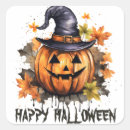 Search for evil witch stickers Pumpkin