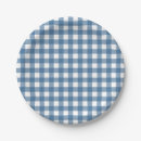 Search for gingham pattern plates Blue