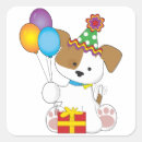 Search for puppy birthday stickers Animal