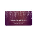 Search for glam wedding return address labels Bridal shower