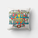 Search for gothic pillows Heavy metal