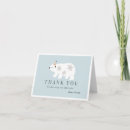 Search for polar bear thank you cards Blue