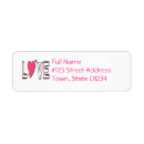 Search for font return address labels Heart