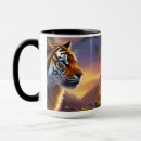 Search for orange tiger cat mugs Nature