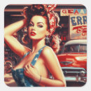 Search for girl mechanics stickers Retro