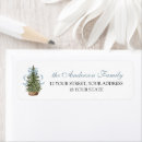 Search for preppy return address labels Blue bow