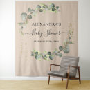 Search for baby shower backdrops Eucalyptus