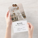 Search for creative romantic Modern monogrammed folded marriage