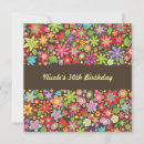 Search for vector square invitations Flowers