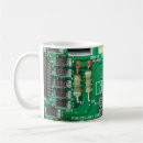 Search for circuit board pattern mugs Green