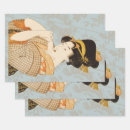 Recherche de geisha papier cadeau Asiatique