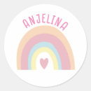 Search for kids name tag stickers Watercolor