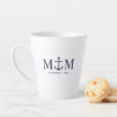 Search for navy blue wedding mugs Anchor
