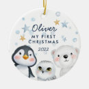 Recherche de bear ornaments First christmas