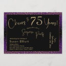 Recherche de 75 anniversaire invitations Encourage à 75 ans