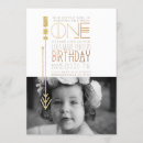 Recherche de boho chic 1ans anniversaire invitations Girl