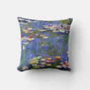 Search for fine art pillows Water lilies