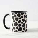 Search for black and white cow pattern mugs Spots