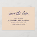 Search for navy blush save the dates Pink