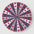 Search for american flag patriotic clocks Abstract