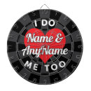 Recherche de coeurs jeux de fléchettes Newly weds