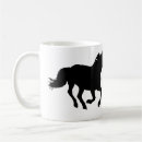 Search for horse silhouette mugs Black