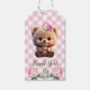 Search for teddy bear gift tags Gingham