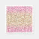 Search for pink and gold napkins Birthday