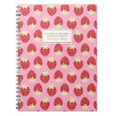 Search for strawberry pink notebooks Kawaii