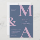 Search for pink and purple wedding invitations Simple