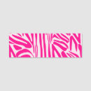 Search for animal print name tags Safari