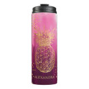 Search for gold pineapple travel mugs Pink