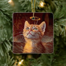 Search for angel cat ornaments Kitten