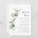 Search for eucalyptus rehearsal dinner invitations Sage green