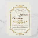 Recherche de vieux mariage invitations Luxe