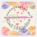 Search for yarn crochet stickers Handmade with love