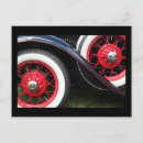 Recherche de vieux pneu cartes postales Voiture