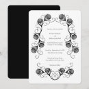 Search for gothic black rose invitations Botanical