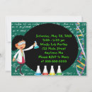 Search for laboratory invitations Mad science party