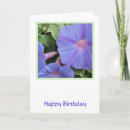 Search for morning glory birthday cards Blue