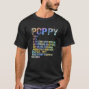 Search for dad definition tshirts Poppy