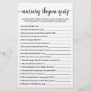 Recherche de nursery rhyme baby shower games Quiz de compagne