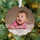 Search for granddaughters first ornaments Baby photo