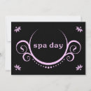 Search for spa night invitations Pink