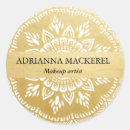 Search for gold mandala stickers Pattern