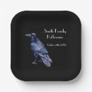 Search for gothic halloween paper plates Black and white