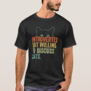 Recherche de introverted tshirts Chats