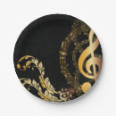 Search for music paper plates Trendy