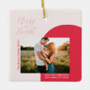 Search for red rose ornaments Merry and bright