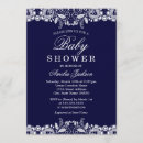 Search for lace baby shower invitations Vintage